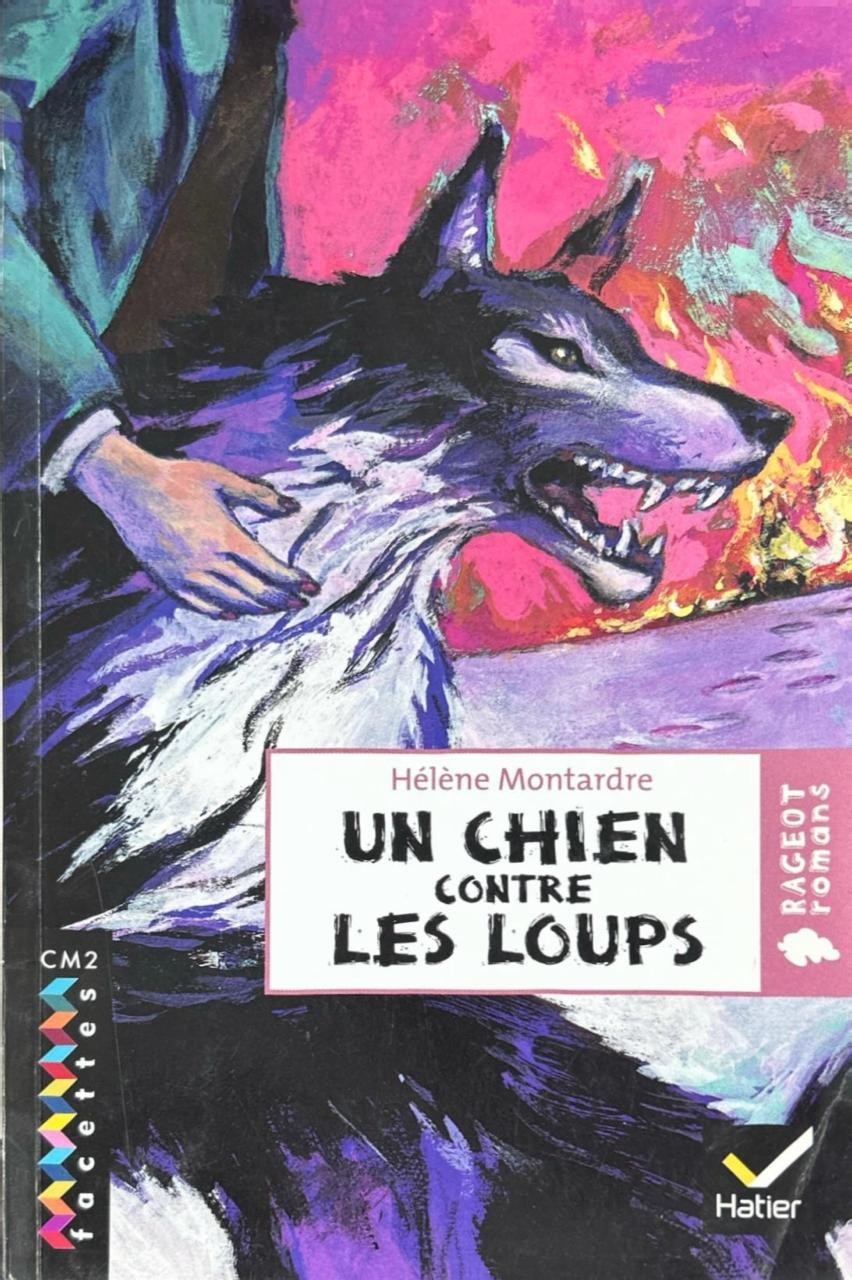 Un chien contre les loups - Click to enlarge picture.