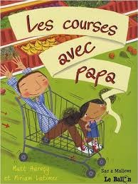 Les courses avec papa - Click to enlarge picture.
