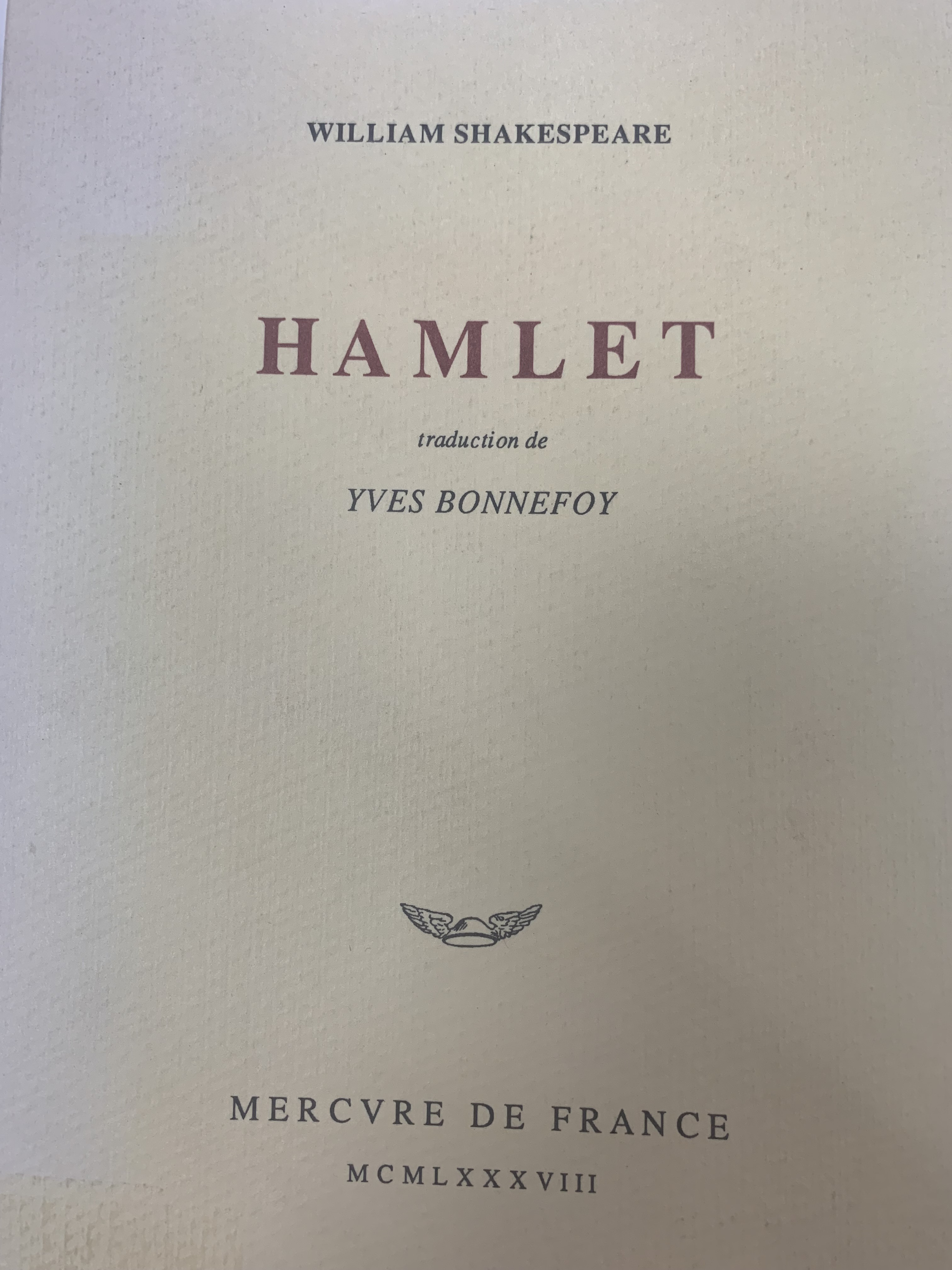 Hamlet - Click to enlarge picture.