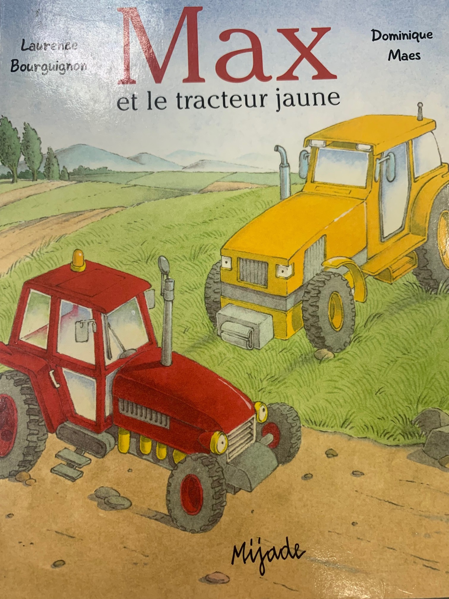 Max et le tracteur jaune - Click to enlarge picture.