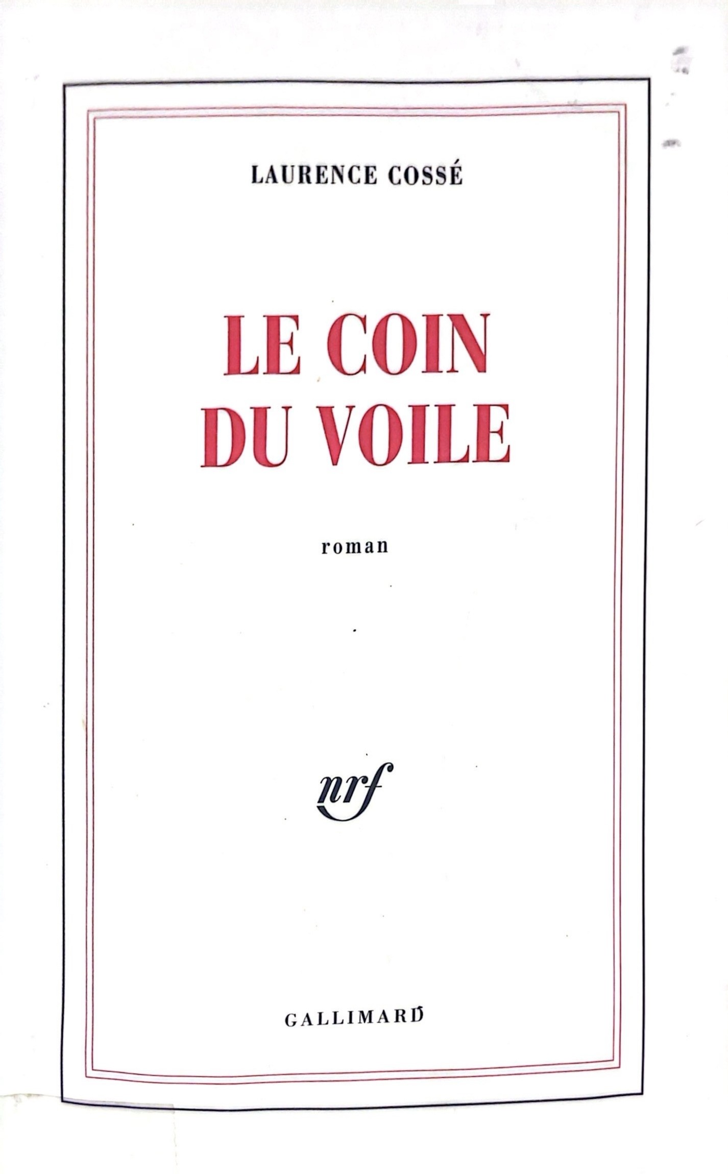 Le coin du voile - Click to enlarge picture.