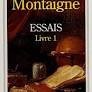 ESSAIS, MONTAIGNE: LIVRE I - Click to enlarge picture.