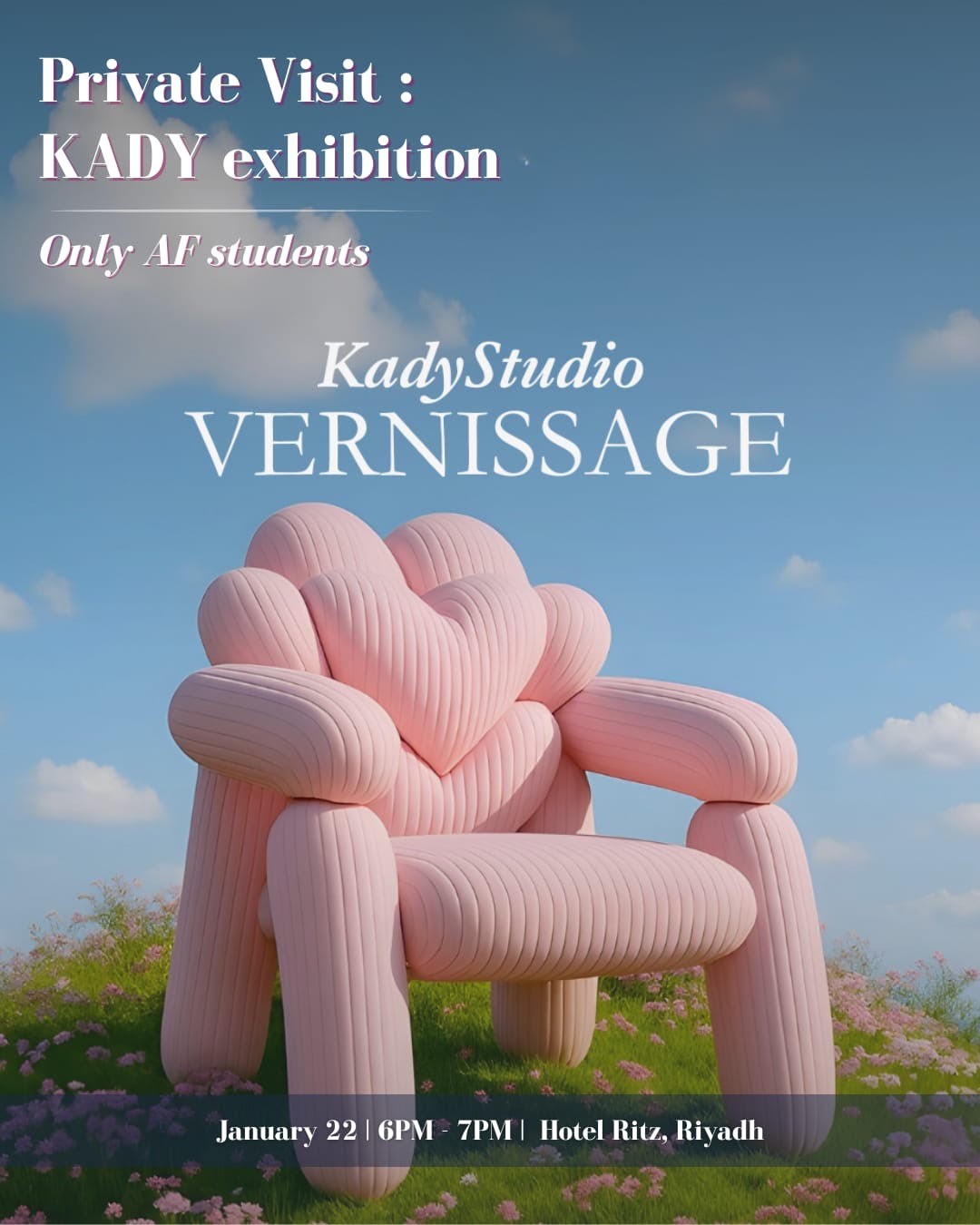 Private visit of "Garden of Eden" exhibition by KADY