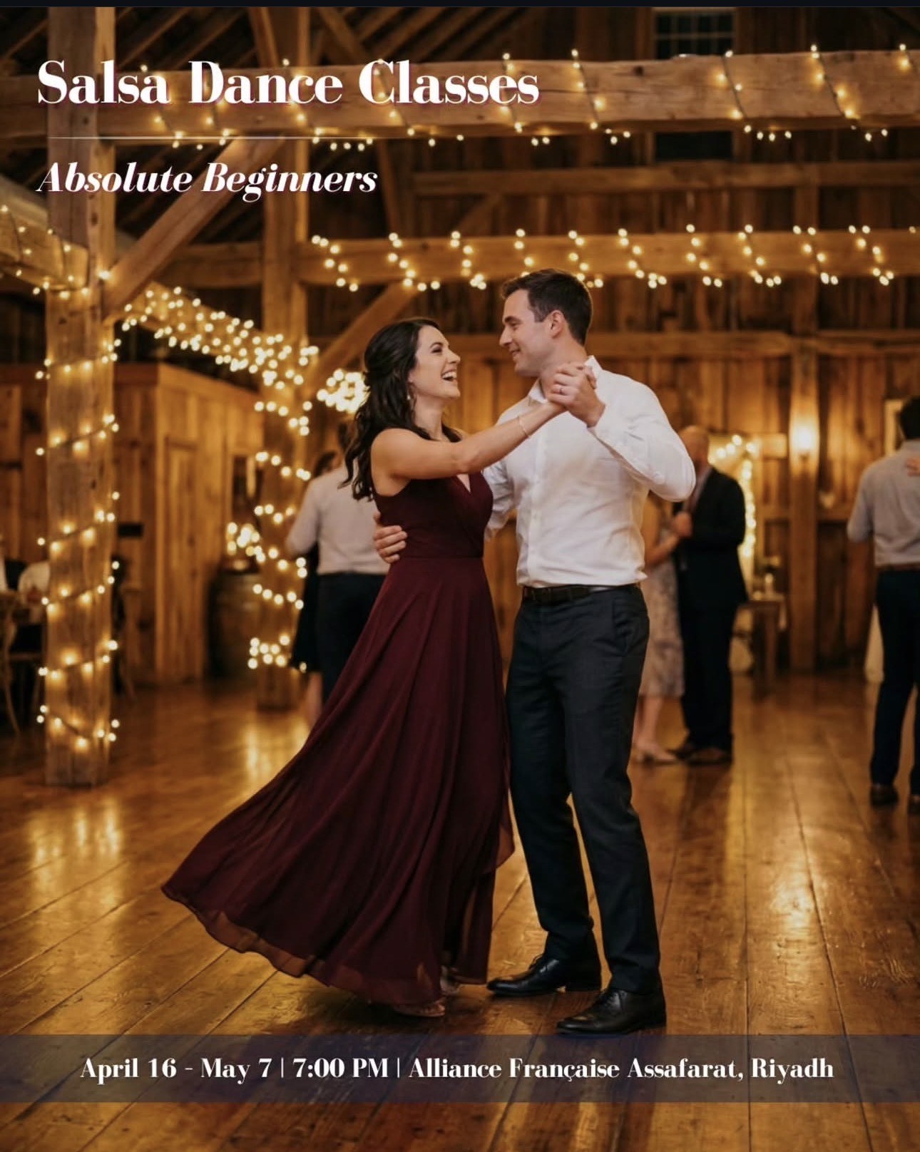 🕺🏼Salsa Dance classes - Absolute Beginner level (April- Riyadh)